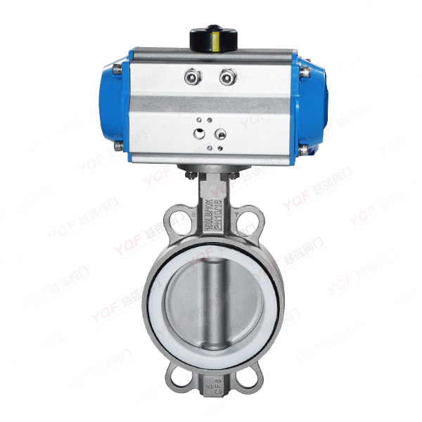 气动全不锈钢对夹蝶阀