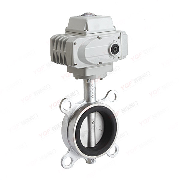 电动全不锈钢对夹蝶阀