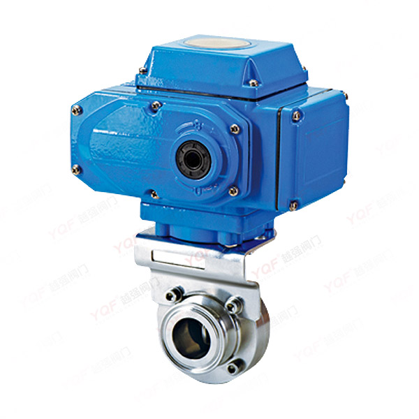 电动卫生级快装蝶阀