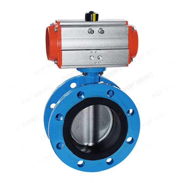 气动法兰蝶阀