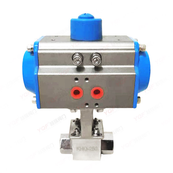 气动高压螺纹球阀