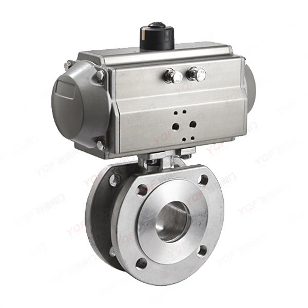 气动意大利薄型对夹球阀