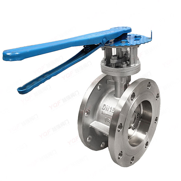 手动法兰蝶阀